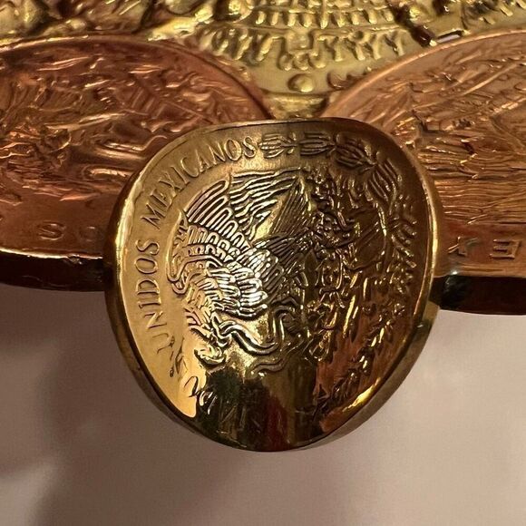 Vintage Mexican Coin Dish Ashtray - Picture 10 of 12